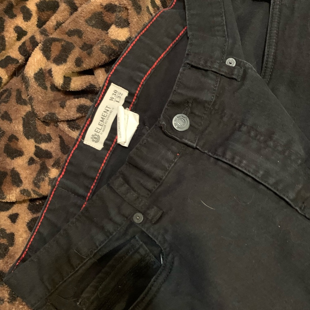 Element Black Skinny Jeans for Men
